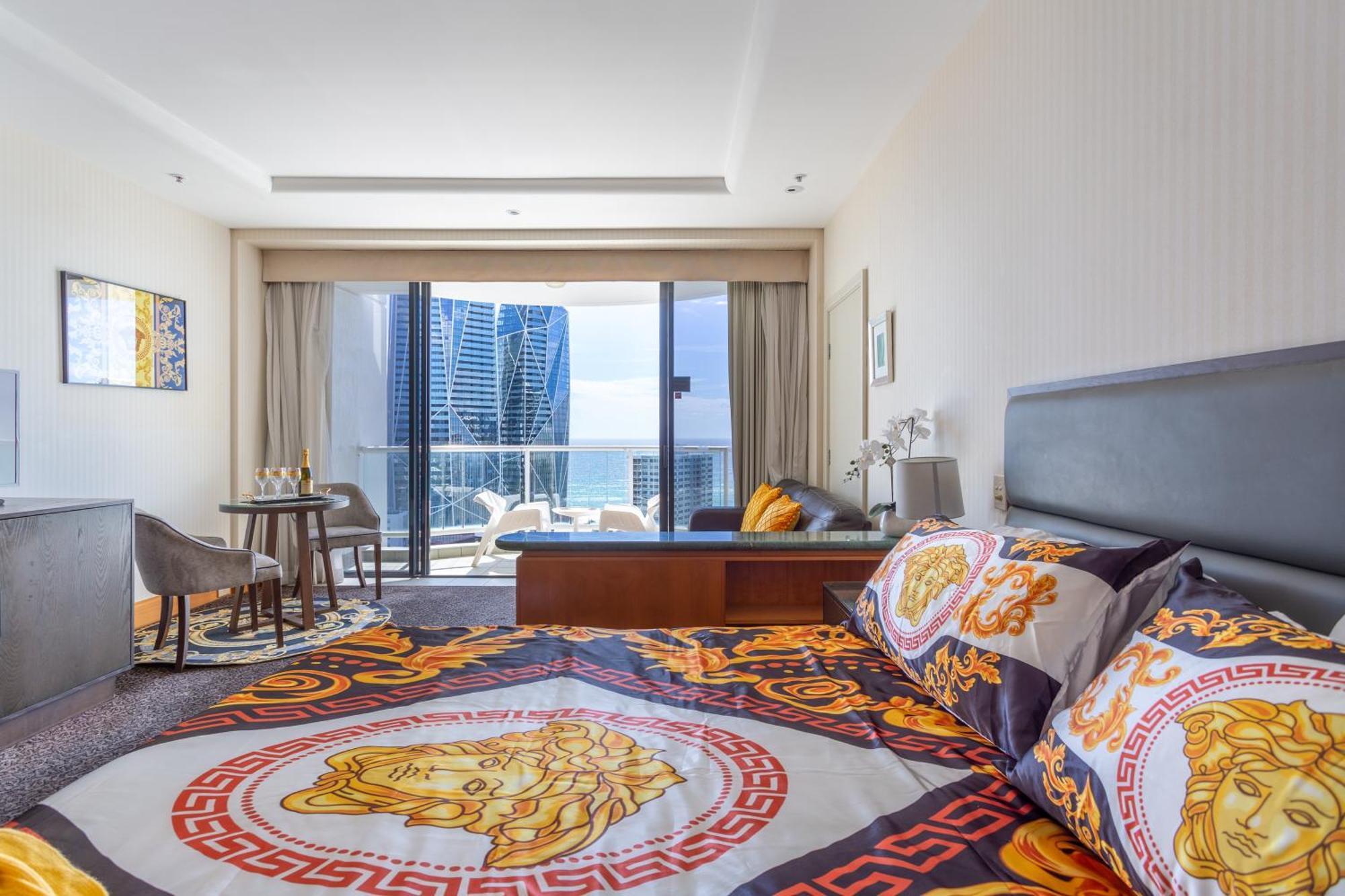 Luxury Privately Owned Ocean View Studio Apartments At O4Ks Gold Tower Gold Coast Quarto foto